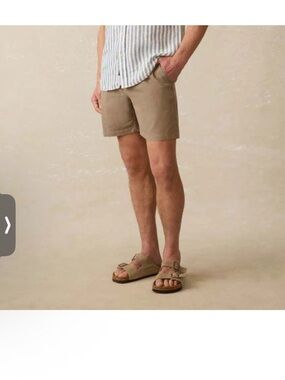 NWT Faherty essential Drawstring Flat-Front Shorts Sz XXL $108